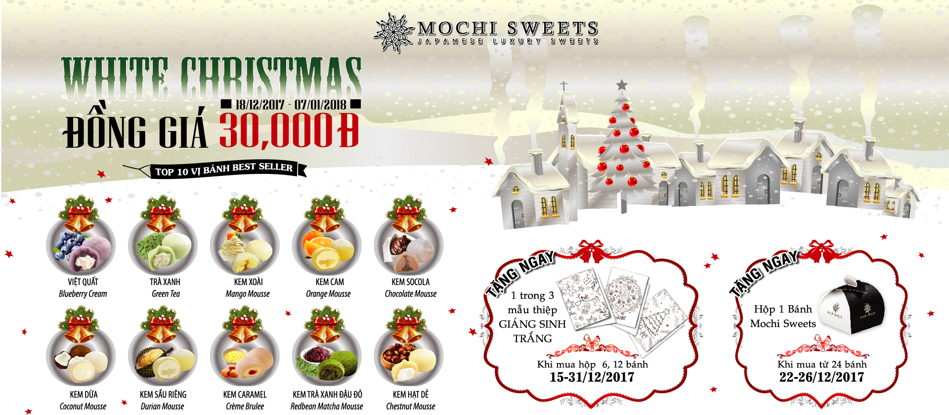 GIÁNG SINH CÙNG MOCHI SWEET