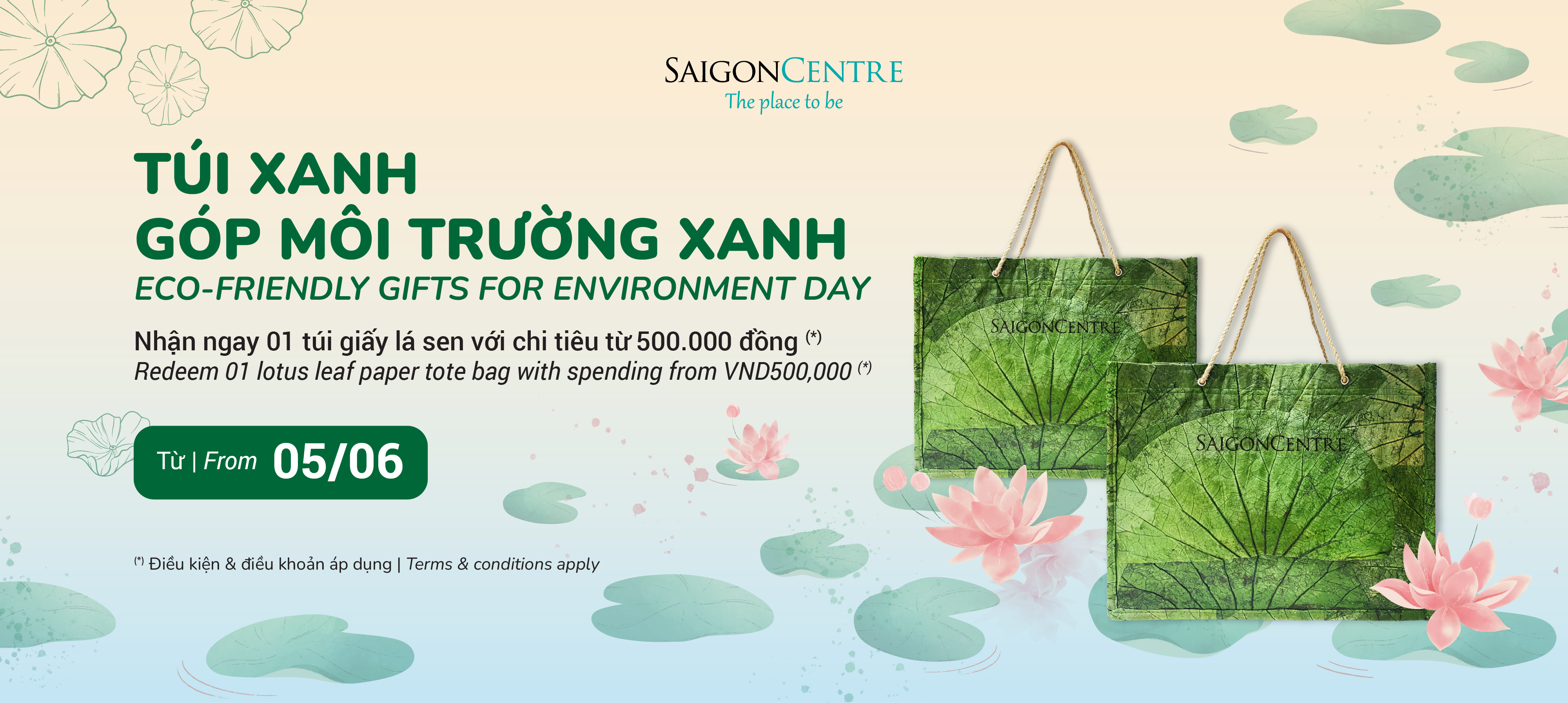 TÚI XANH GÓP MÔI TRƯỜNG XANH