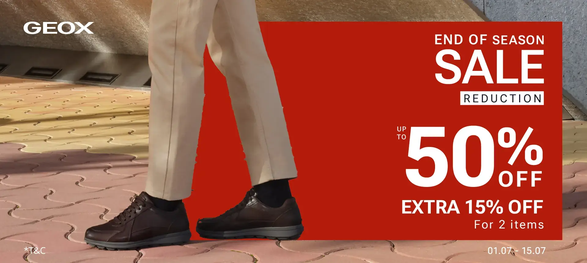 GEOX - CUỐI MÙA GIẢM SÂU