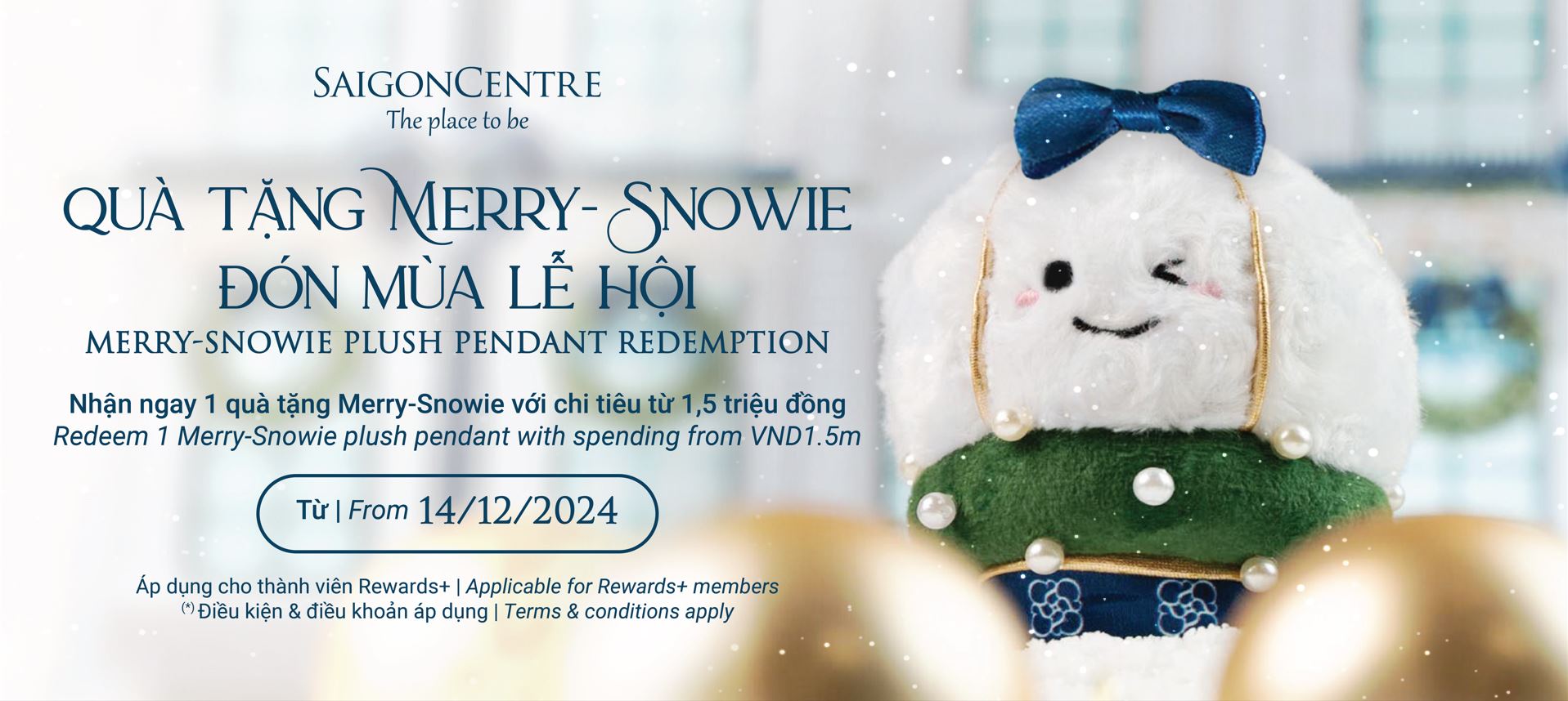 MERRY-SNOWIE PLUSH PENDANT REDEMPTION