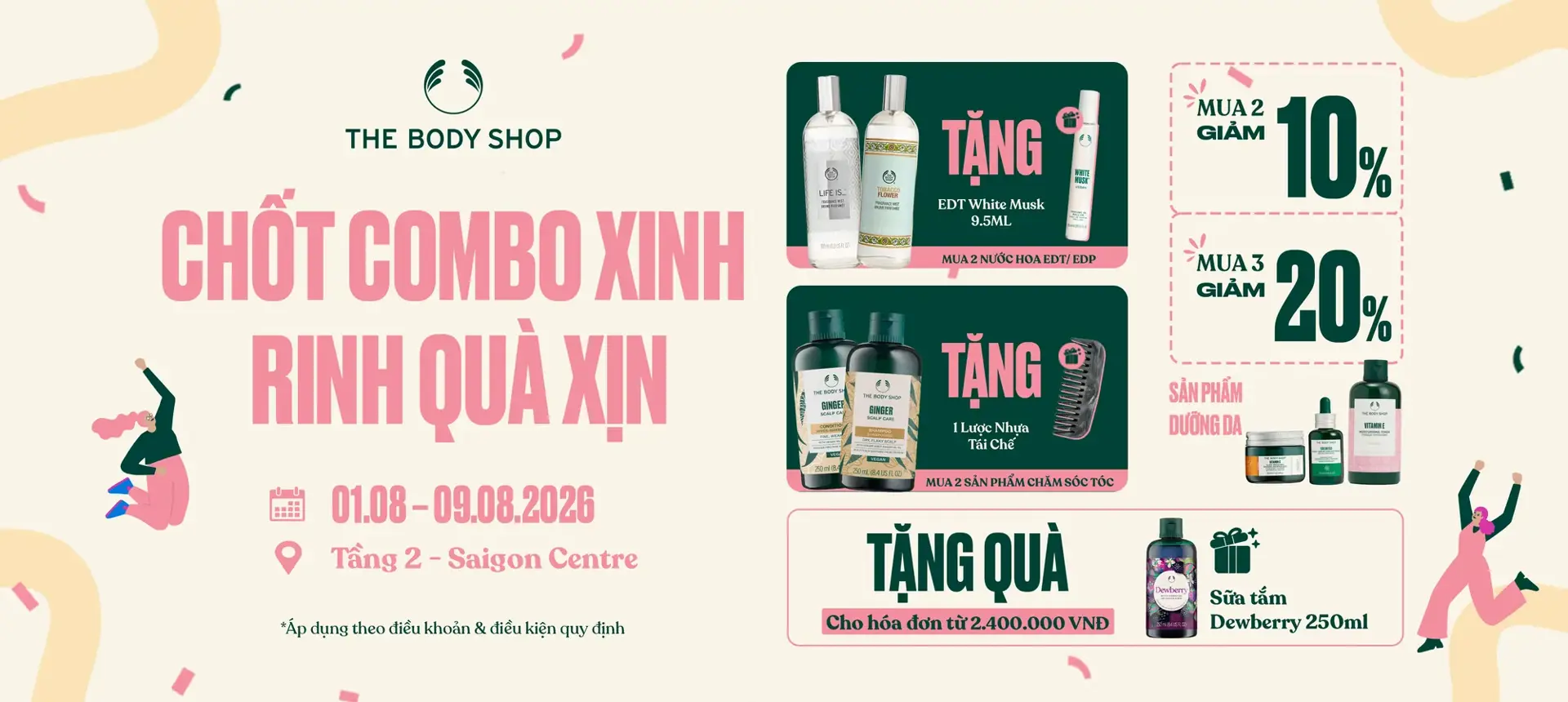 THE BODY SHOP - SNAP UP GORGEOUS COMBOS, SCORE EXCELLENT GIFTS!