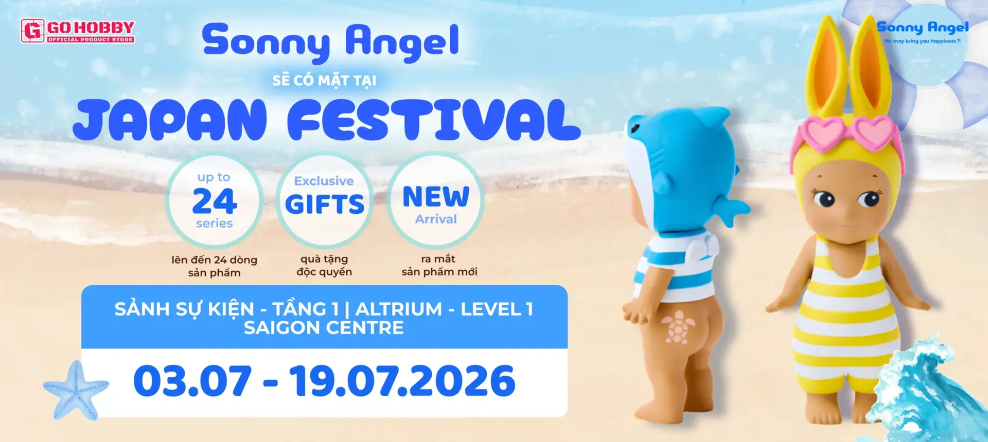 WELCOME SUMMER WITH SONNY ANGEL AT THE JAPAN FESTIVAL