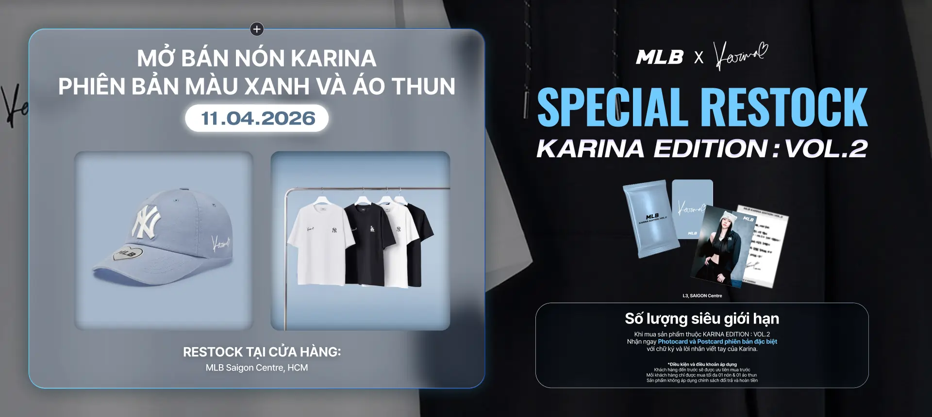 MLB KARINA EDITION: VOL.2 RESTOCK ON KARINA'S BIRTHDAY