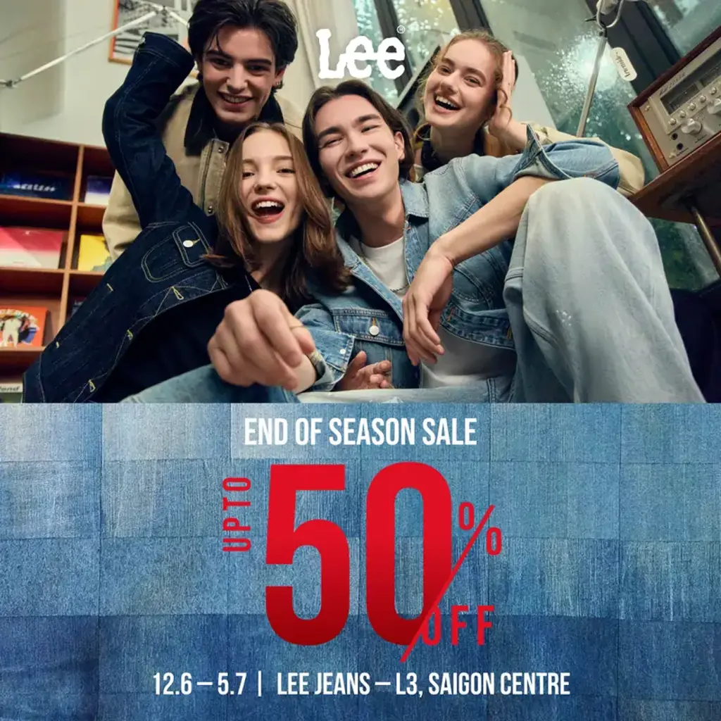 LEE JEANS - END OF SEASON SALE UP TO 50%