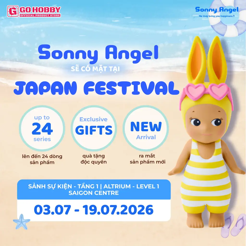 CHÀO ĐÓN MÙA HÈ CÙNG SONNY ANGEL TẠI JAPAN FESTIVAL 