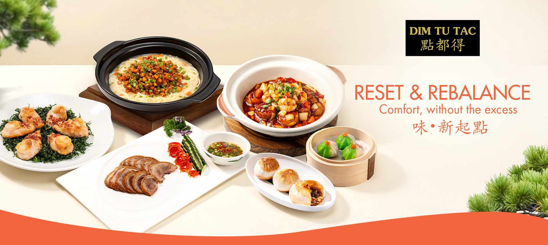 DIM TU TAC - THỰC ĐƠN "RESET & REBALANCE" MỚI