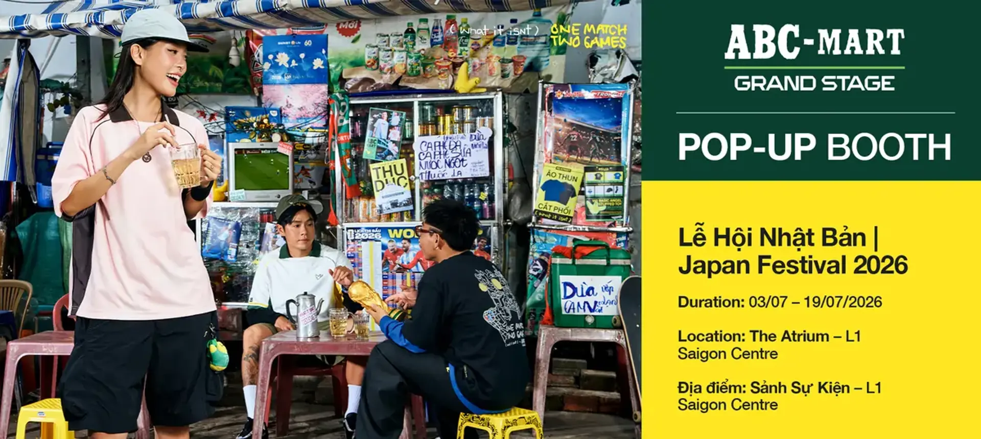 ABC-MART POP UP BOOTH IS AT JAPAN FESTIVAL 2026