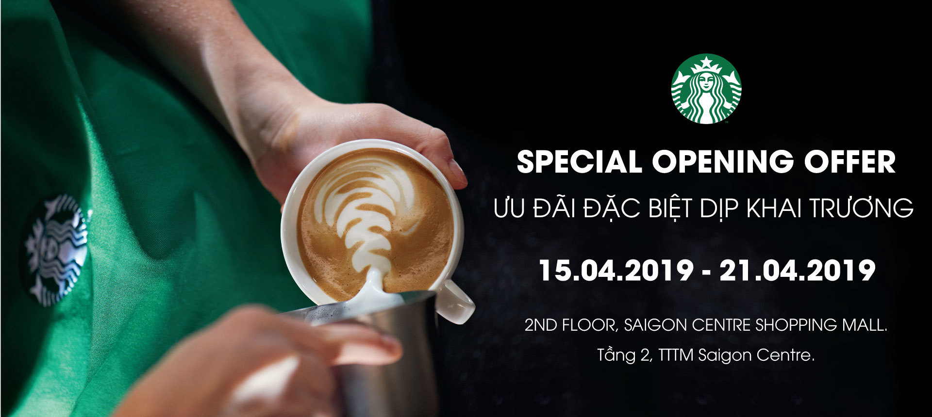 KHAI TRƯƠNG STARBUCKS