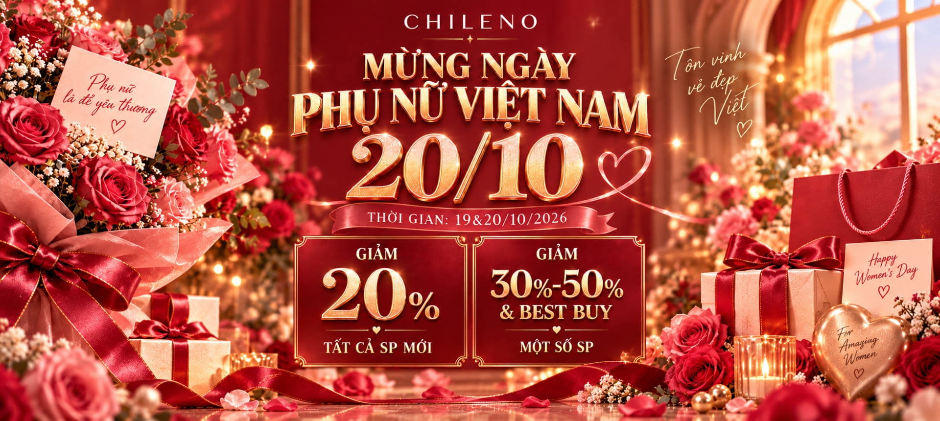CHILENO – TÔN VINH VẺ ĐẸP NGƯỜI PHỤ NỮ VIỆT