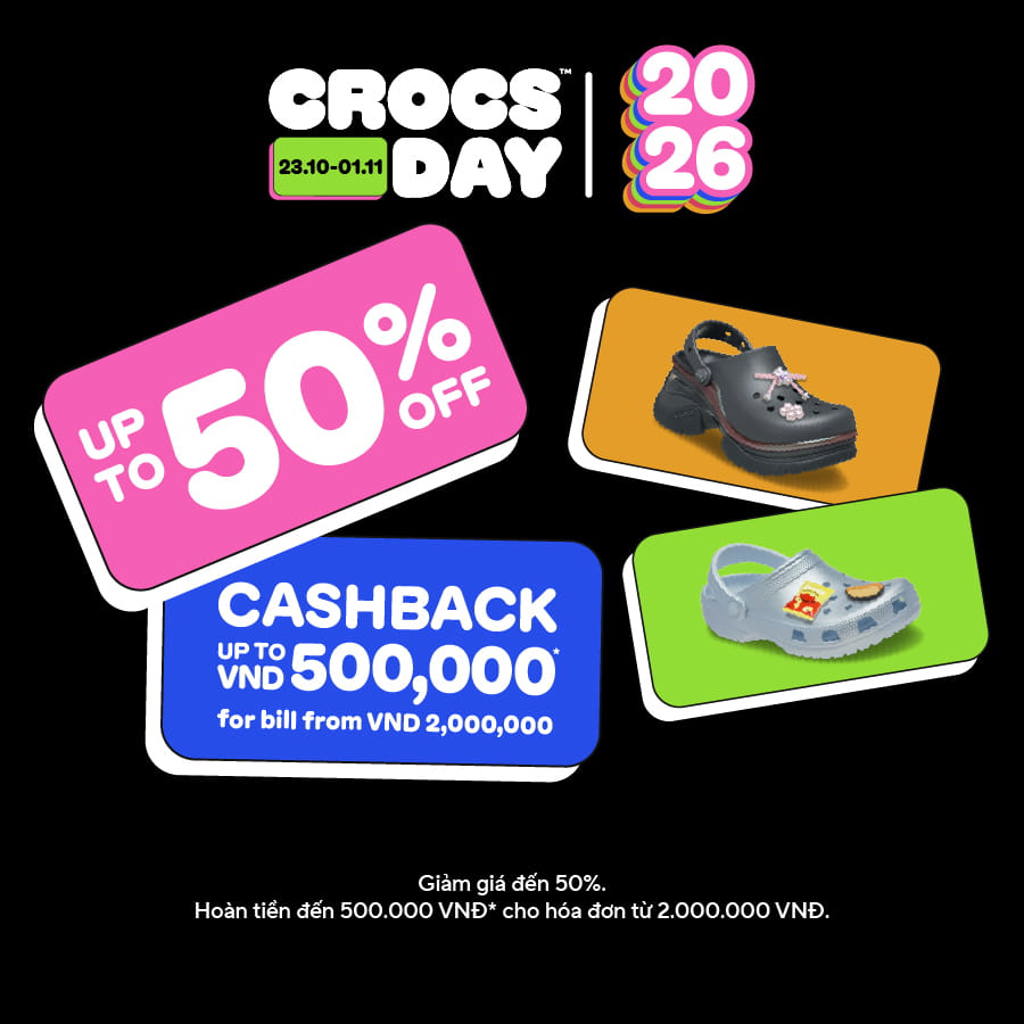 IT'S CROCS DAY - NGÀY CỦA CROCS TỚI RỒI ĐÂY