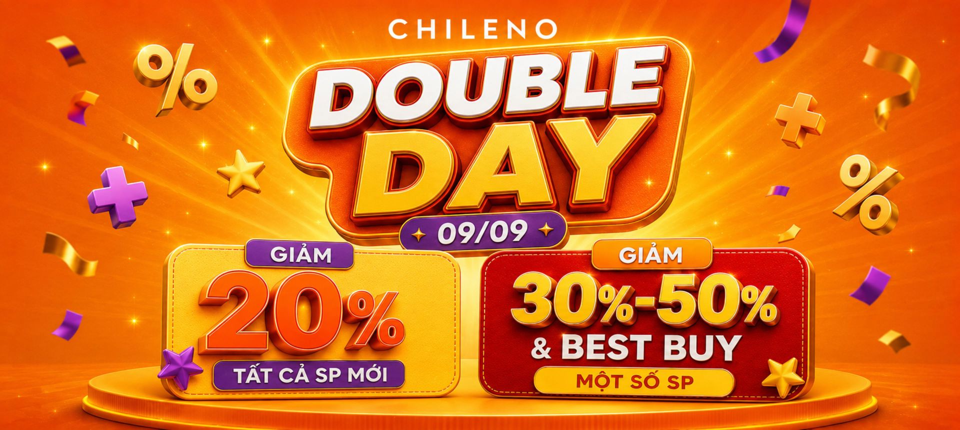 CHILENO DOUBLE DAY 9/9 SALE